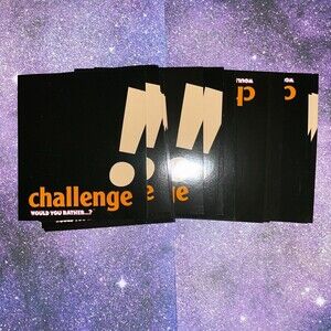 Cranium Zooreka Would You Rather Game Replacement Parts 20 Challenge Cards